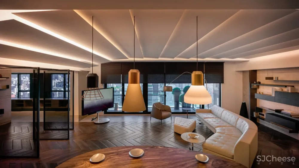 Double Core 台北193m²家庭住宅 | 创研空间