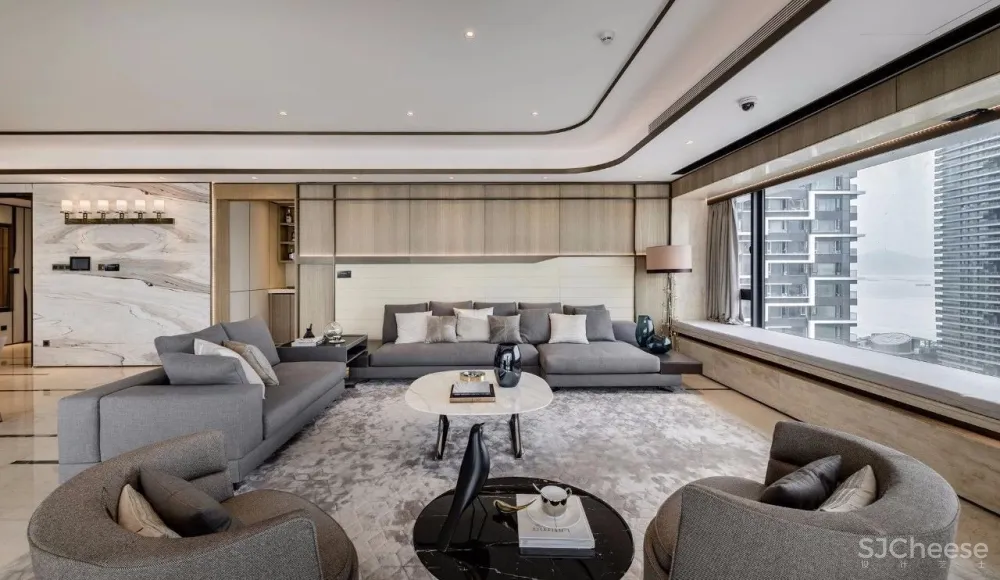 【达观国际设计新作】新奢华风格主题深圳“国际化名片”豪宅设计方案