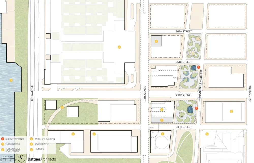美国：地铁哈德逊庭院站