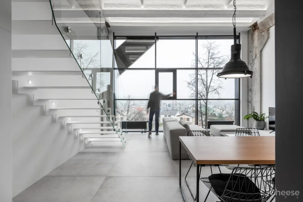 首发 | IDwhite 简约的工业阁楼公寓