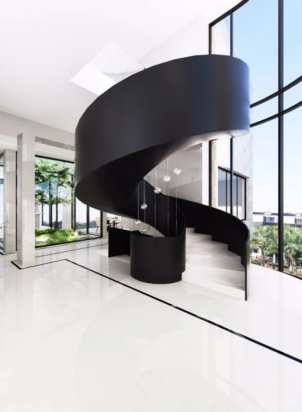 新作 | 1400m² 极简白顶级度假别墅，89年设计师惊艳演绎 首