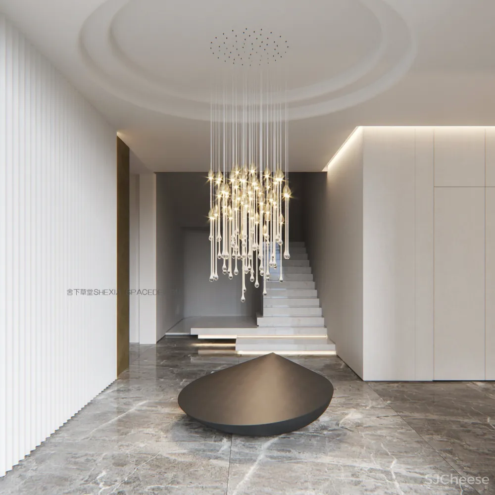 【舍下空间新作】900㎡如此完美有气质的别墅软装设计