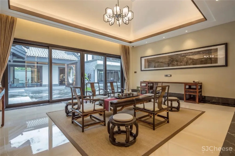 【香港室内设计之父高文安新作】1043 ㎡珠海紫禁书院:永不过时的东方营造