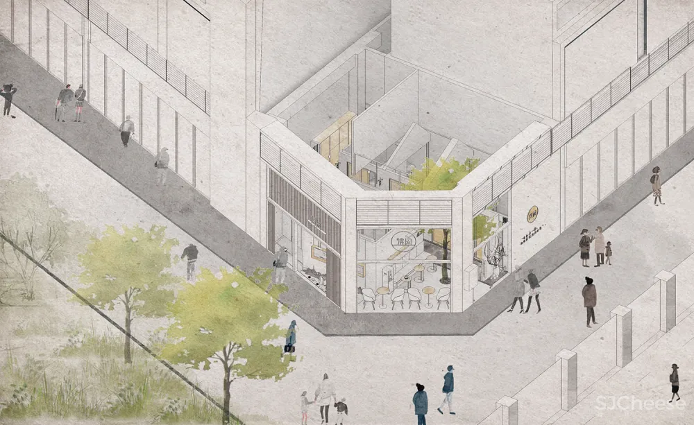 再建筑事务所 | 深圳得闲互联网按摩店