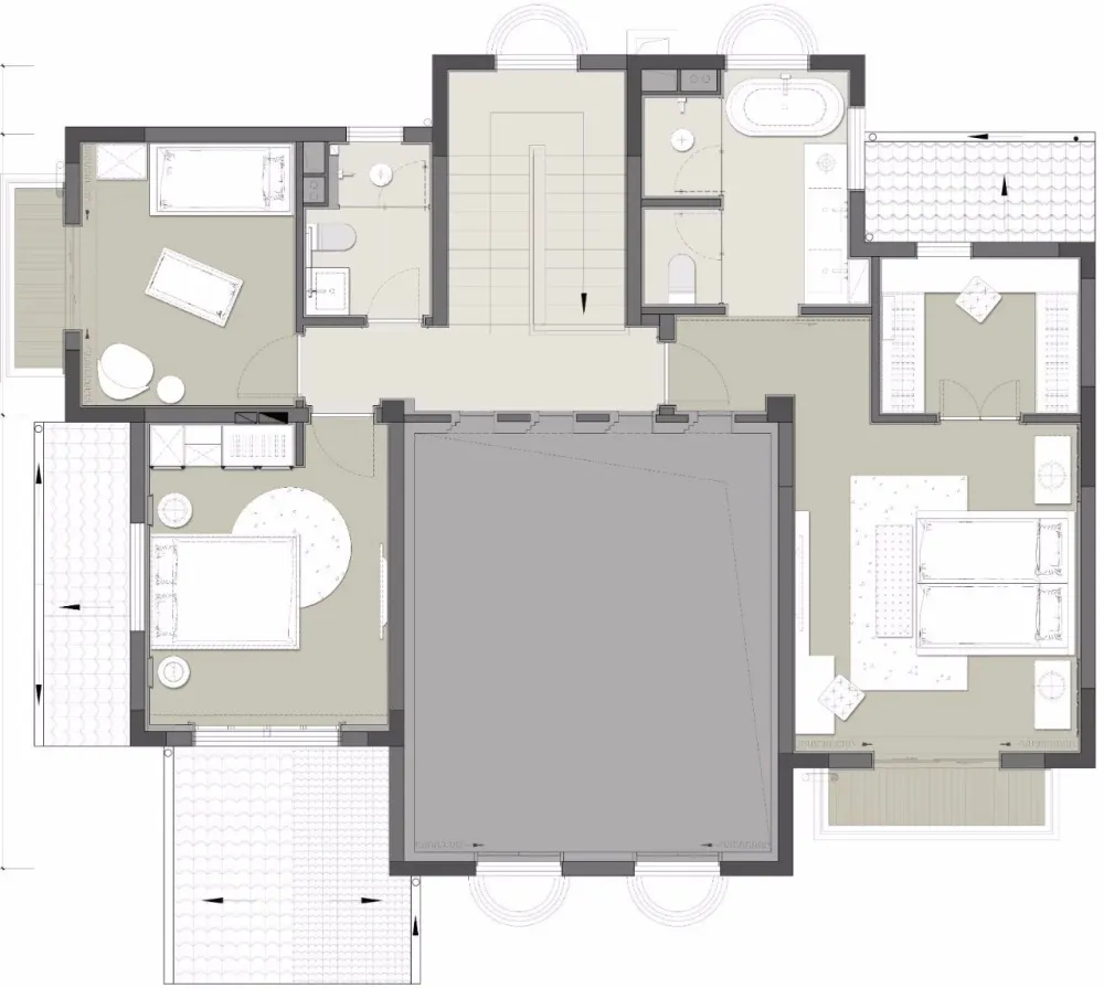 新作 | 450m² 顶级海墅,高级灰诠释冷静睿智的朴质奢华
