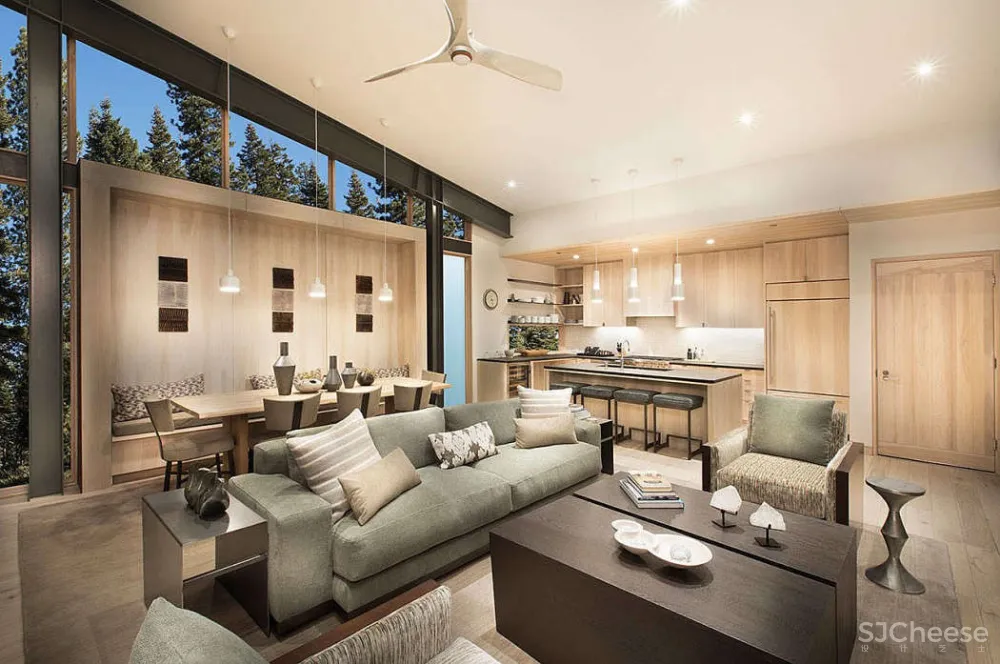Modern Mountain Home by Aspen Leaf Interiors