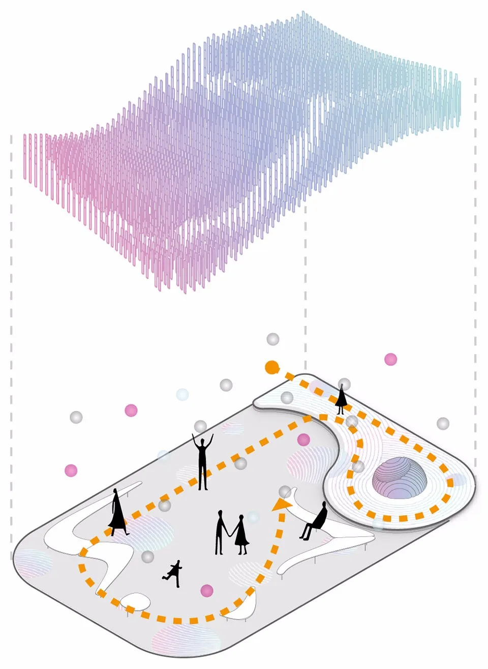香港飘浮圣诞展亭,随风晃动的气球组成另类城市风景 | AaaM建筑设计工作室