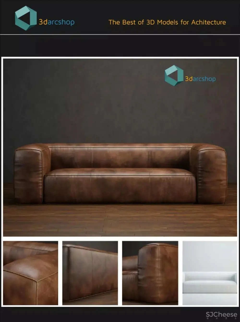 高精度室内沙发单体素材模型集合带材质贴图！886M