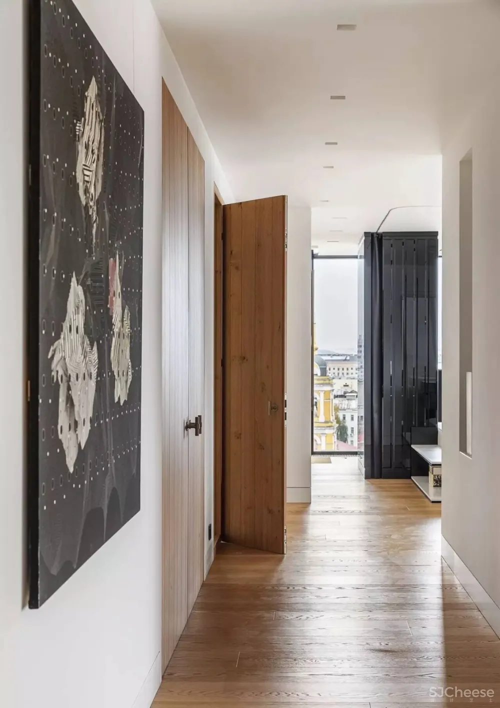 莫斯科现代住宅设计，温馨又柔和