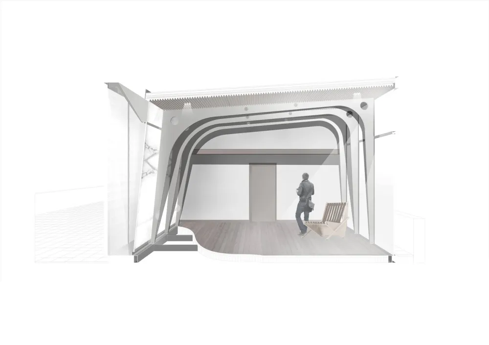 屋顶船舱2号 / Harsh Vardhan Jain Architects