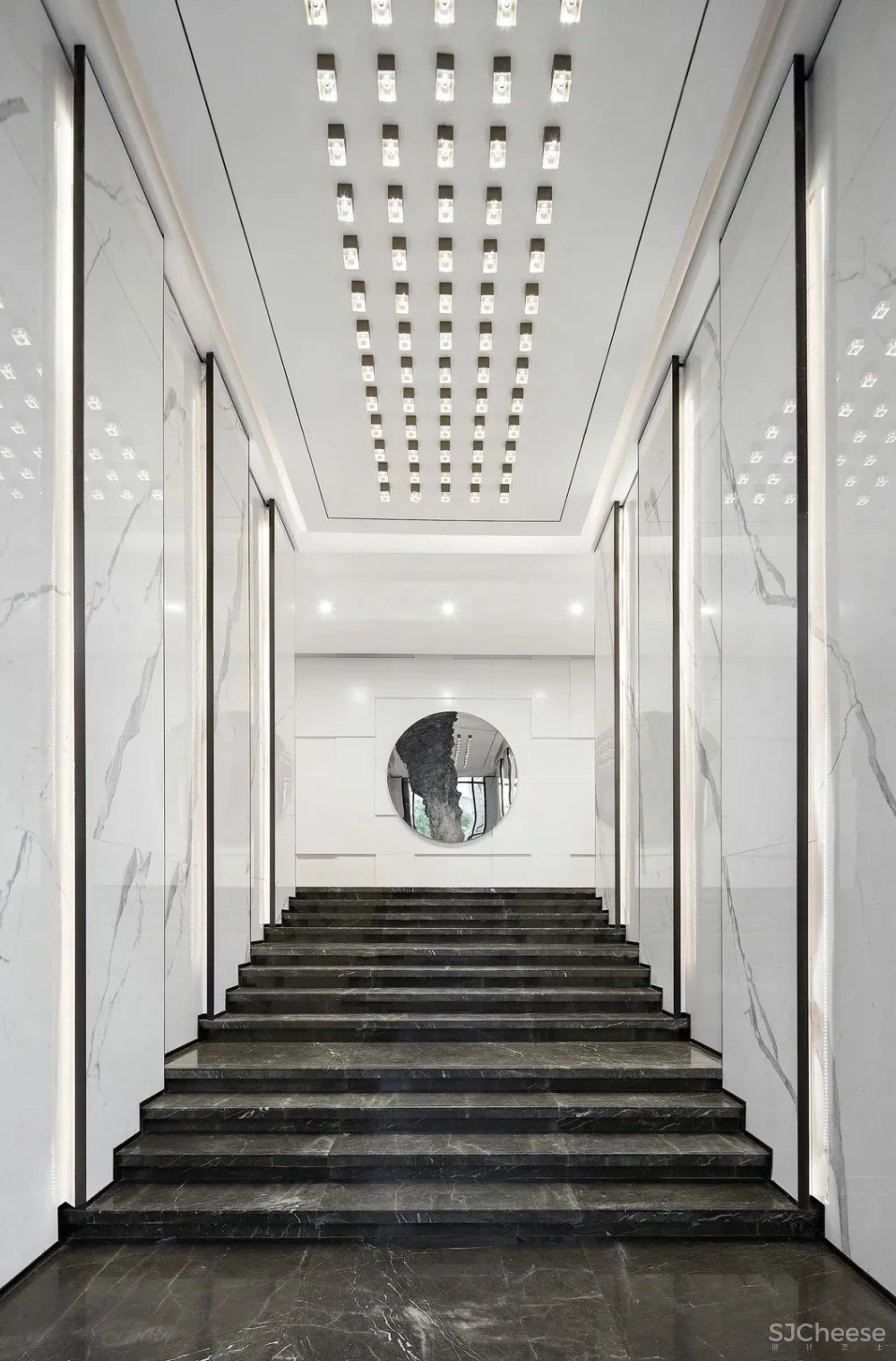 最美高级灰售楼处设计，别具一格的水墨禅境