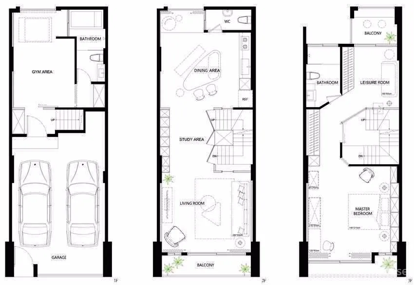 粗犷与优雅！台南181.5㎡混搭现代感透天厝 | 执见设计