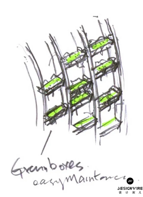 砳建筑_by Aedas_9_Sketch 1_副本.jpg Aedas:砳建筑——绿色概念建筑设计