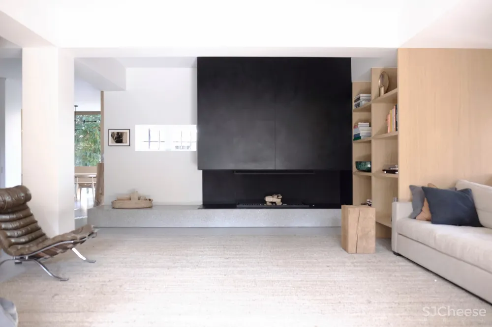 JS 住宅 | 石头与浅木的自然色调