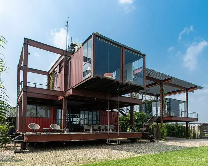 孟加拉集装箱改造escape den住宅设计