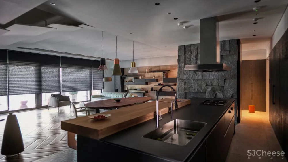 Double Core 台北193m²家庭住宅 | 创研空间