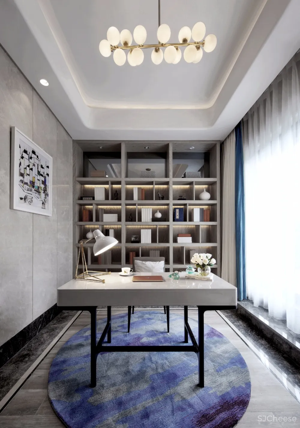 1000㎡传世大宅丨缔造现代风雅