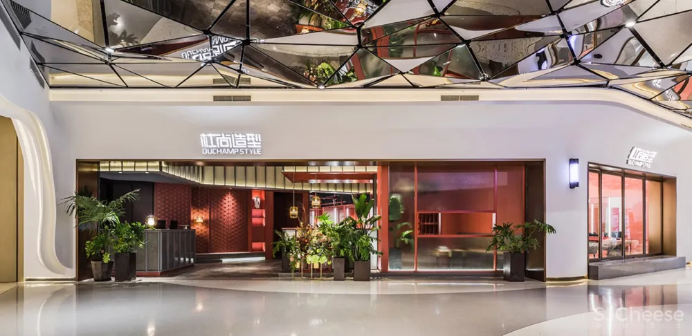 宣驰装饰设计：杭州 杜尚造型万象汇店 首