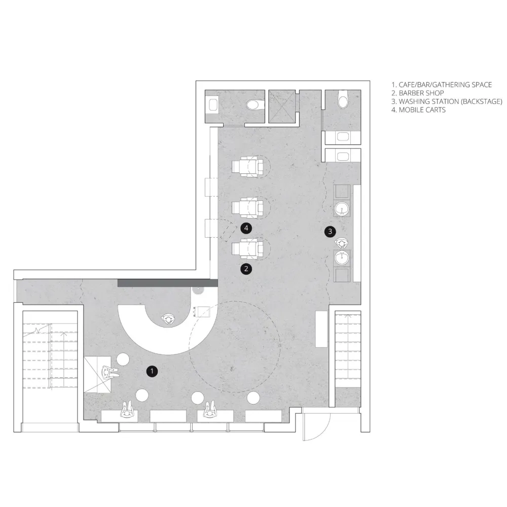 StudioAC：波纹黑金属酒吧