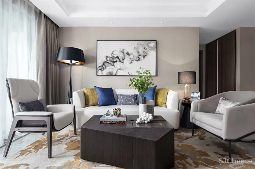 绿地长沙武广样板房丨冷元宝设计