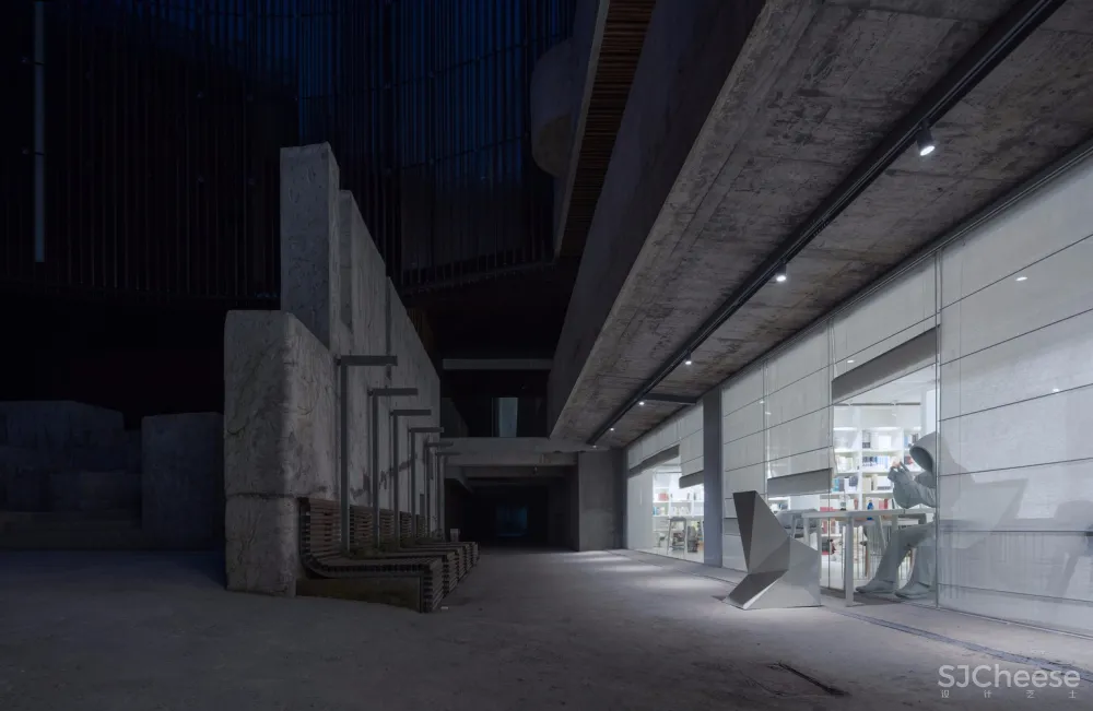 水木言设计:成都“白”止间书店 首