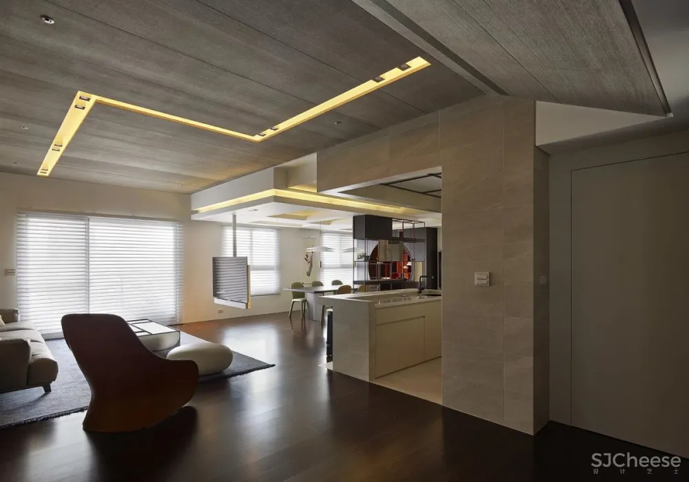 122㎡现代混搭风格住宅 | 奇逸空间设计