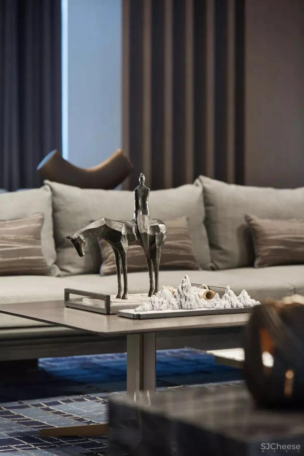 牧笛设计 | 2000㎡海门万科翡翠甲第销售中心设计方案 首