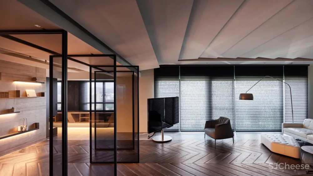 Double Core 台北193m²家庭住宅 | 创研空间