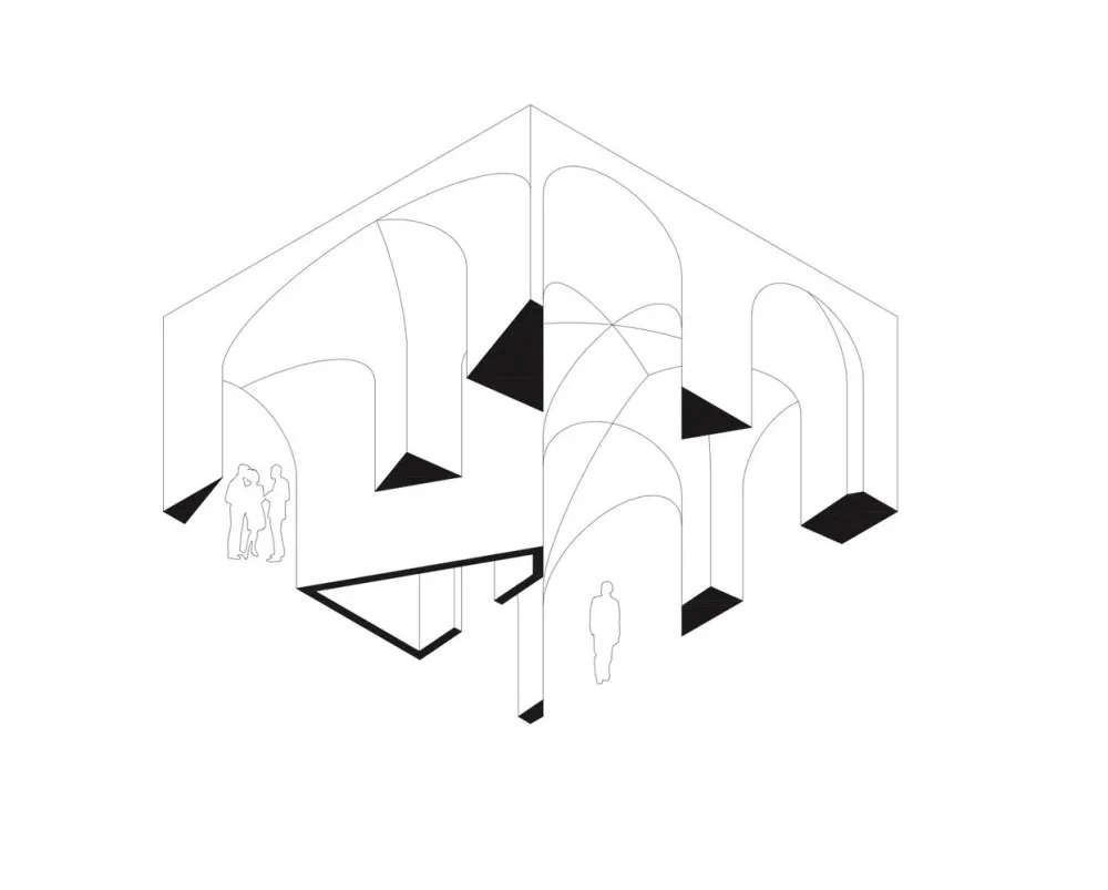 Gijs Van Vaerenbergh设计:拱形空间提供各个方向的环境面
