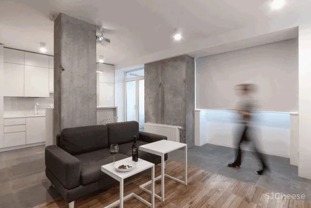 小户型这样设计,45㎡ 瞬间变“大”一倍!