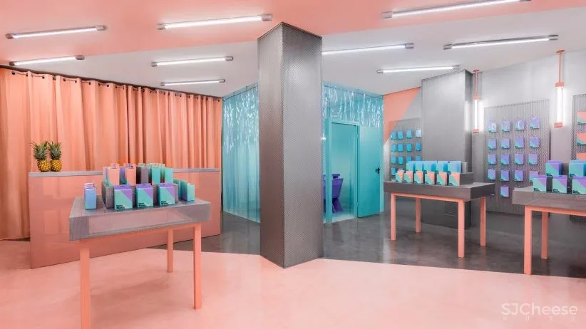 Doctor Manzana一家手机维修店，这爆表的颜值…… 首