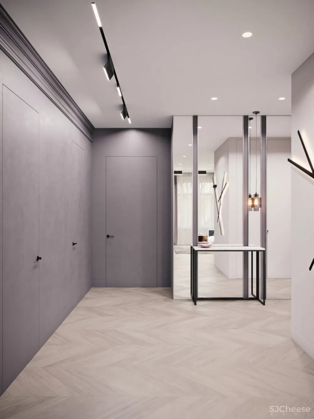 “活力优雅”90㎡极简风家庭公寓 | Monet vs Manet 首