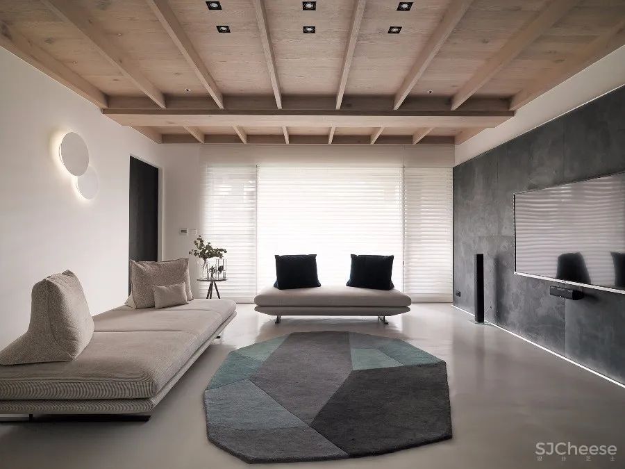 178㎡台北黃宅公寓设计 | 两册空间设计