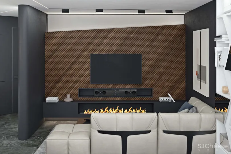 莫斯科Novoe Tushino极简主义现代公寓