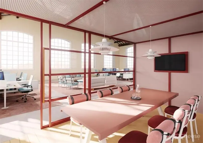 kettal为开放式工作空间设计了模块化“办公亭”