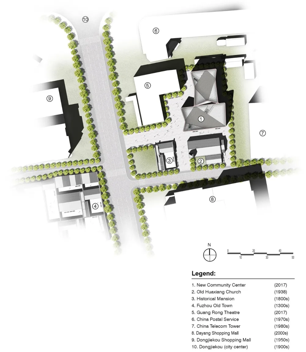 花巷社区中心，福州 / INUCE