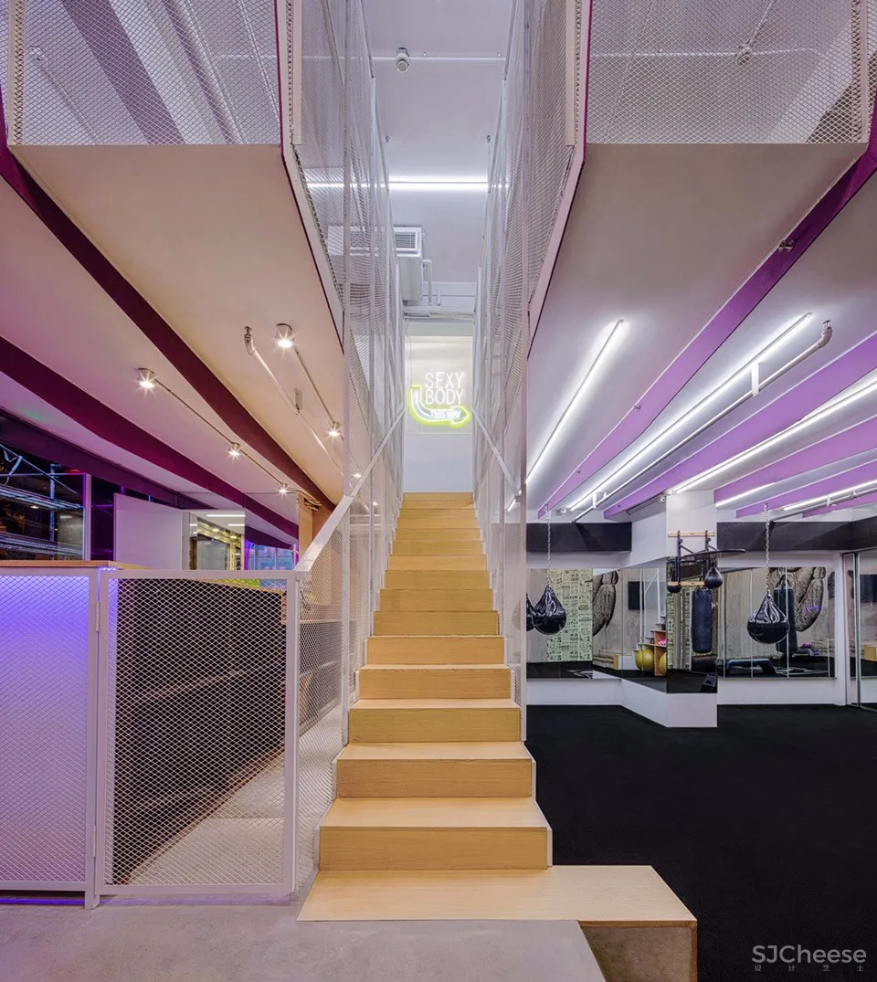 300㎡老建筑改造的上海KO轻拳馆