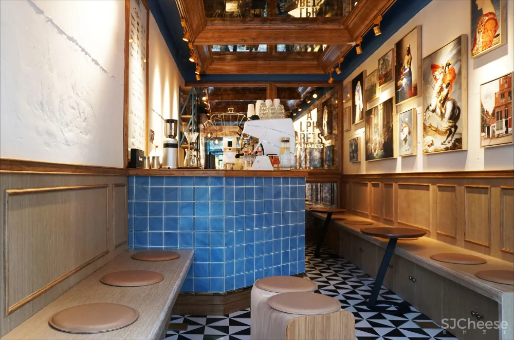 Alphabets coffee 欧式质感小众咖啡店 | 福木设计