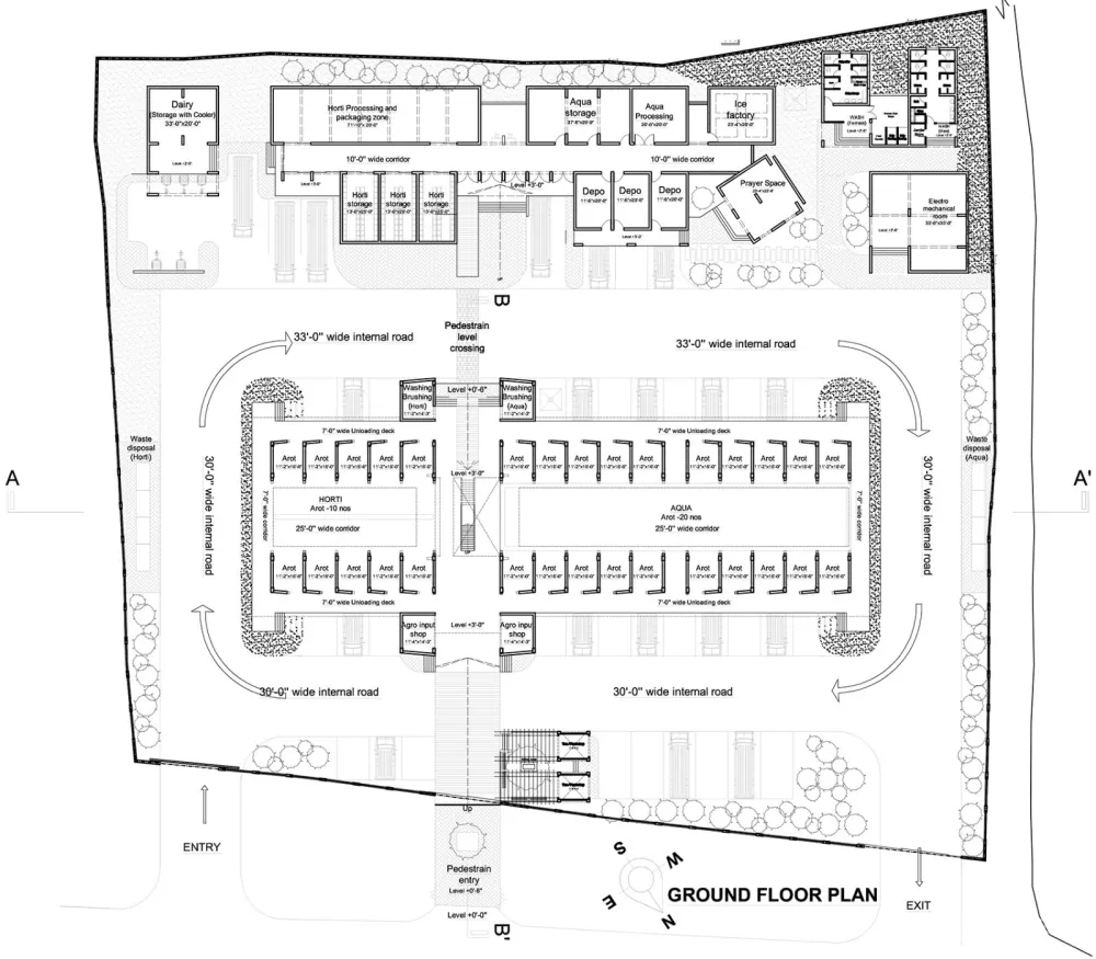 Solidaridad乡村超市，孟加拉国 / Tjep + Vaastukalpa Architects 首