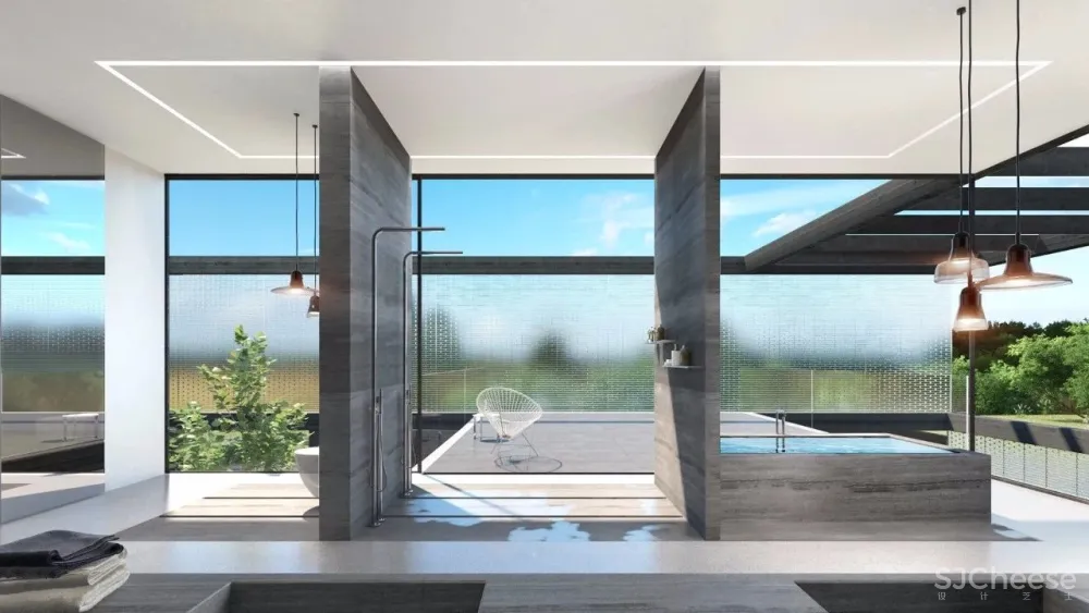 1500m² 大别墅,极简大师这样打造,美竟如此纯粹