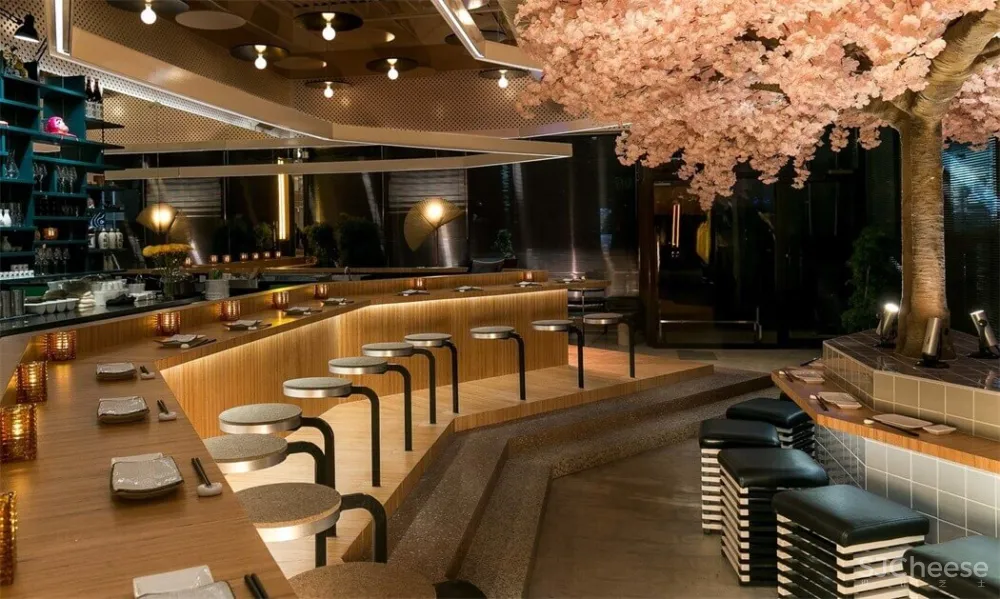 加拿大蒙特利尔LE BLOSSOM日本餐厅设计