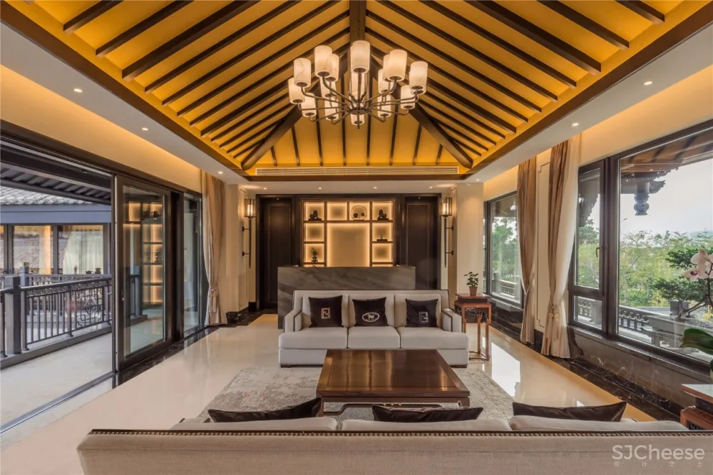 【香港室内设计之父高文安新作】1043 ㎡珠海紫禁书院:永不过时的东方营造