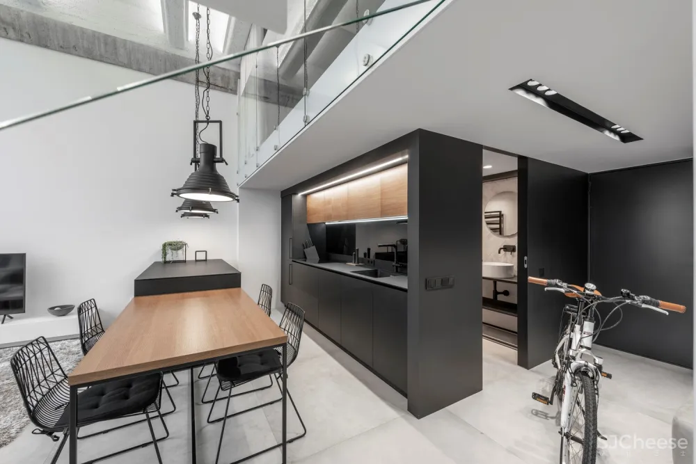 首发 | IDwhite 简约的工业阁楼公寓