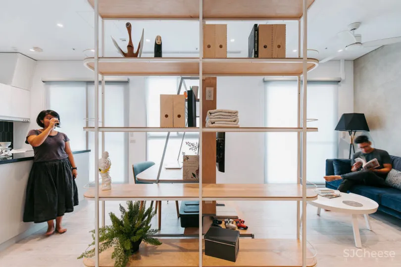 宝岛台湾一间46.2平米开放式小公寓设计