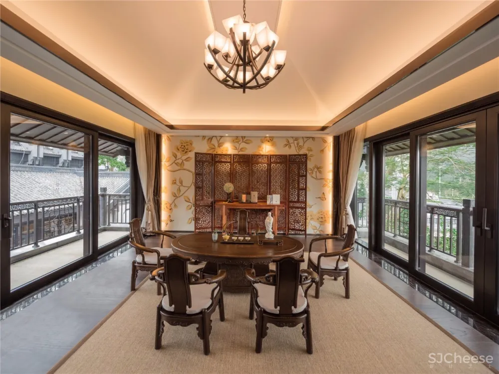 【香港室内设计之父高文安新作】1043 ㎡珠海紫禁书院:永不过时的东方营造