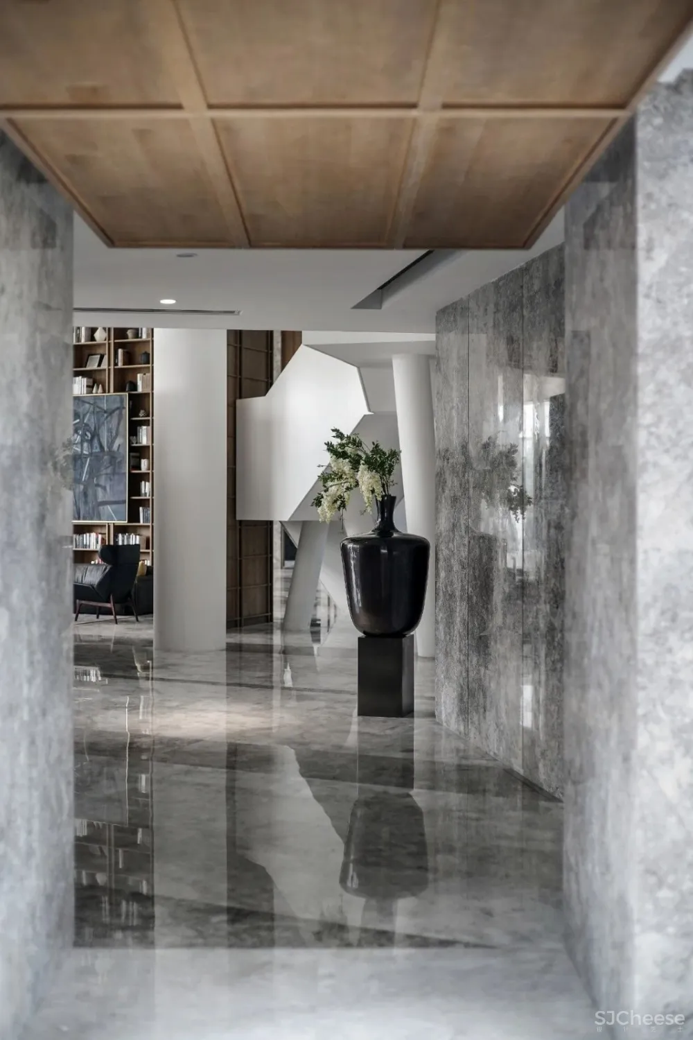 尚壹扬新作：解构的图书馆—— 绿城武汉凤起乐鸣销售中心