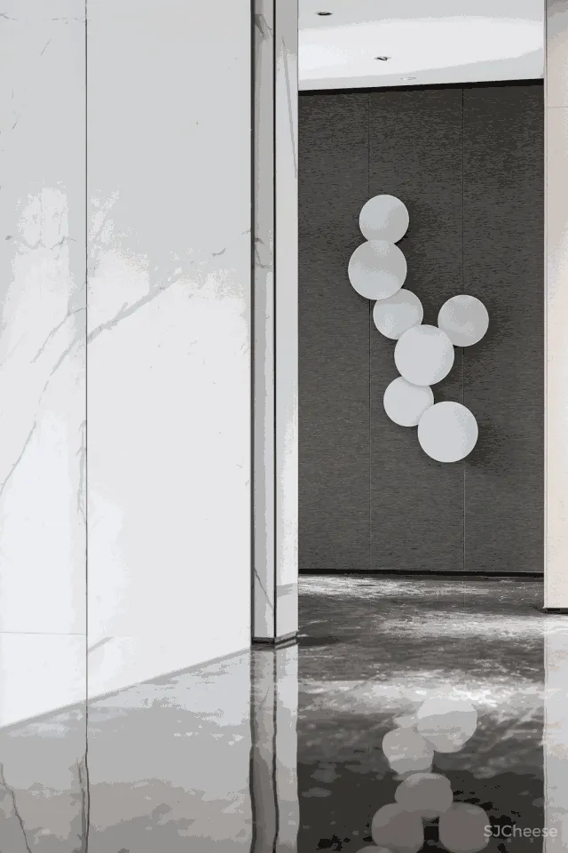 最美高级灰售楼处设计，别具一格的水墨禅境