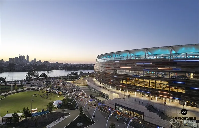 02_Optus Stadium_HASSELL_Peter Bennetts.jpg HASSELL / Cox / HKS :珀斯Optus体育场设计