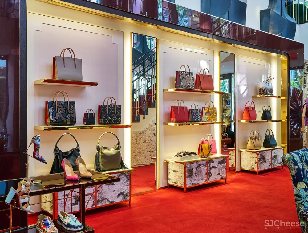 212box作品 | 树皮覆盖的Christian Louboutin精品店,与自然美感产生共鸣