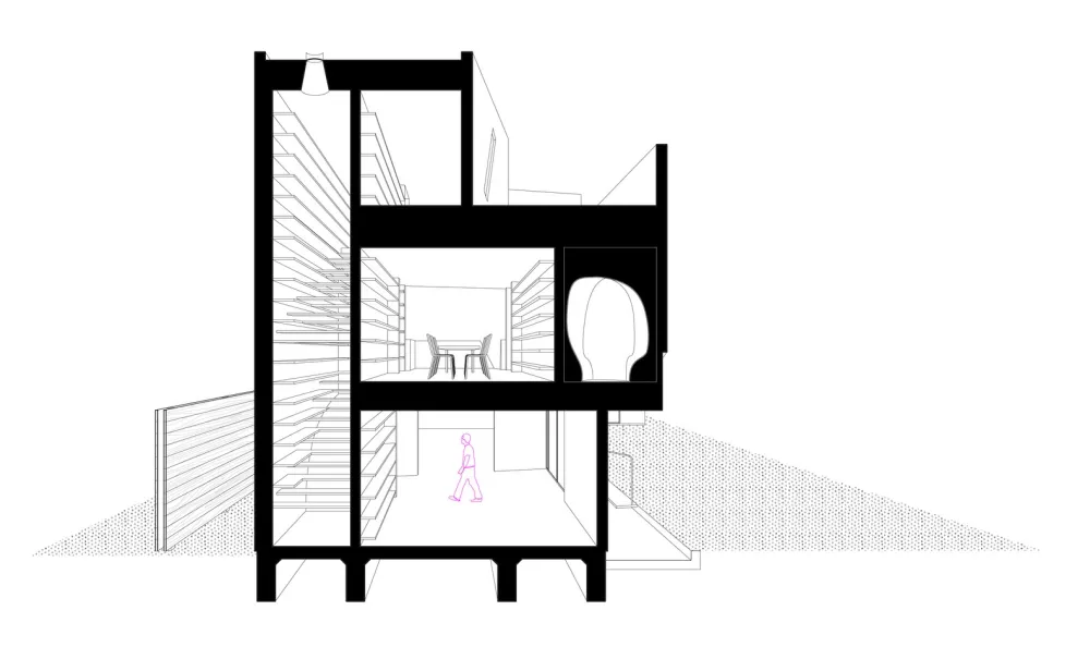 Transart艺术基金会,缝隙进入艺术光 / Schaum/Shieh